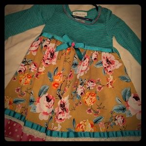 Bonnie Jean floral dress